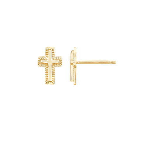 Cross Stud Earrings