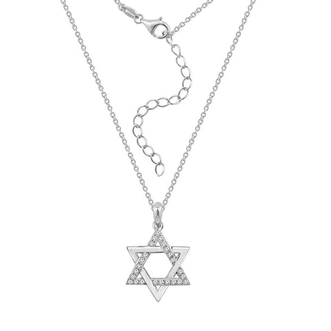Star Of David Pendant Necklace
