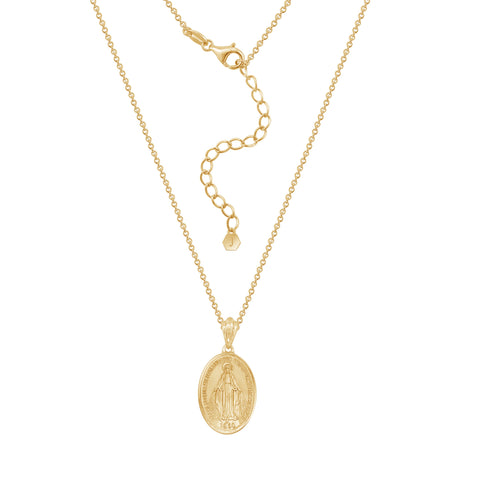 Mother Mary Pendant Necklace