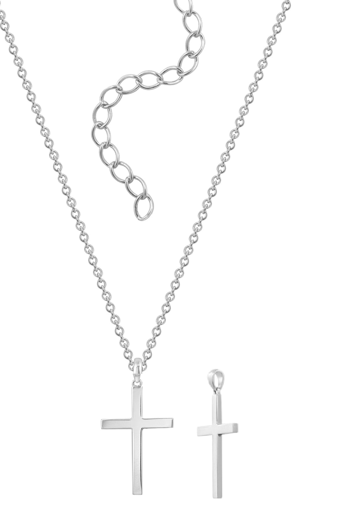 Latin Cross Pendant Necklace
