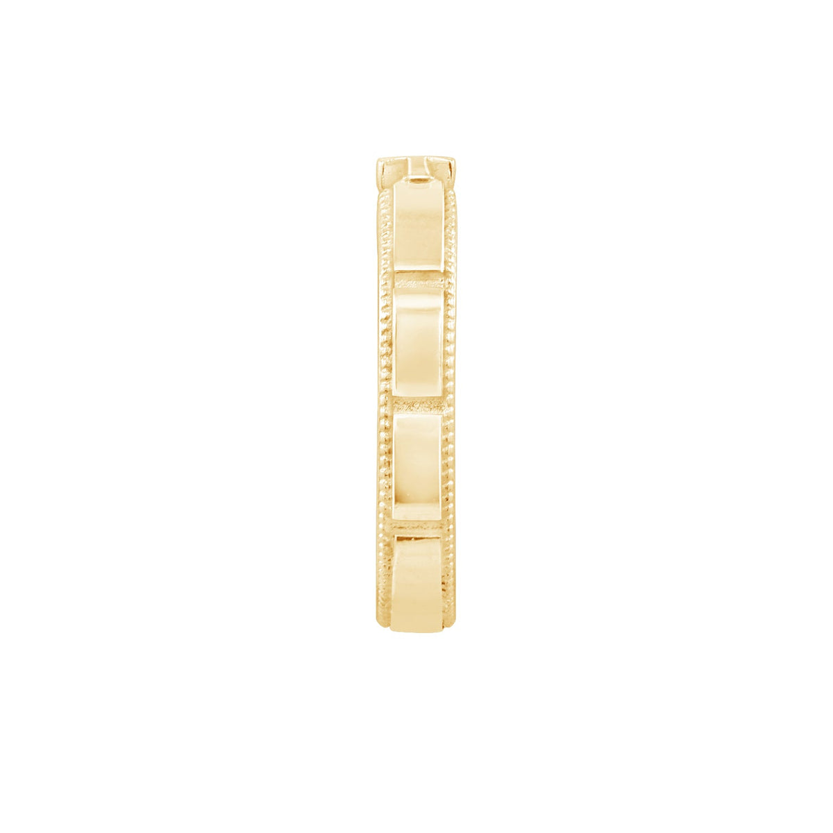 Christian Cross Beaded Edge Ring