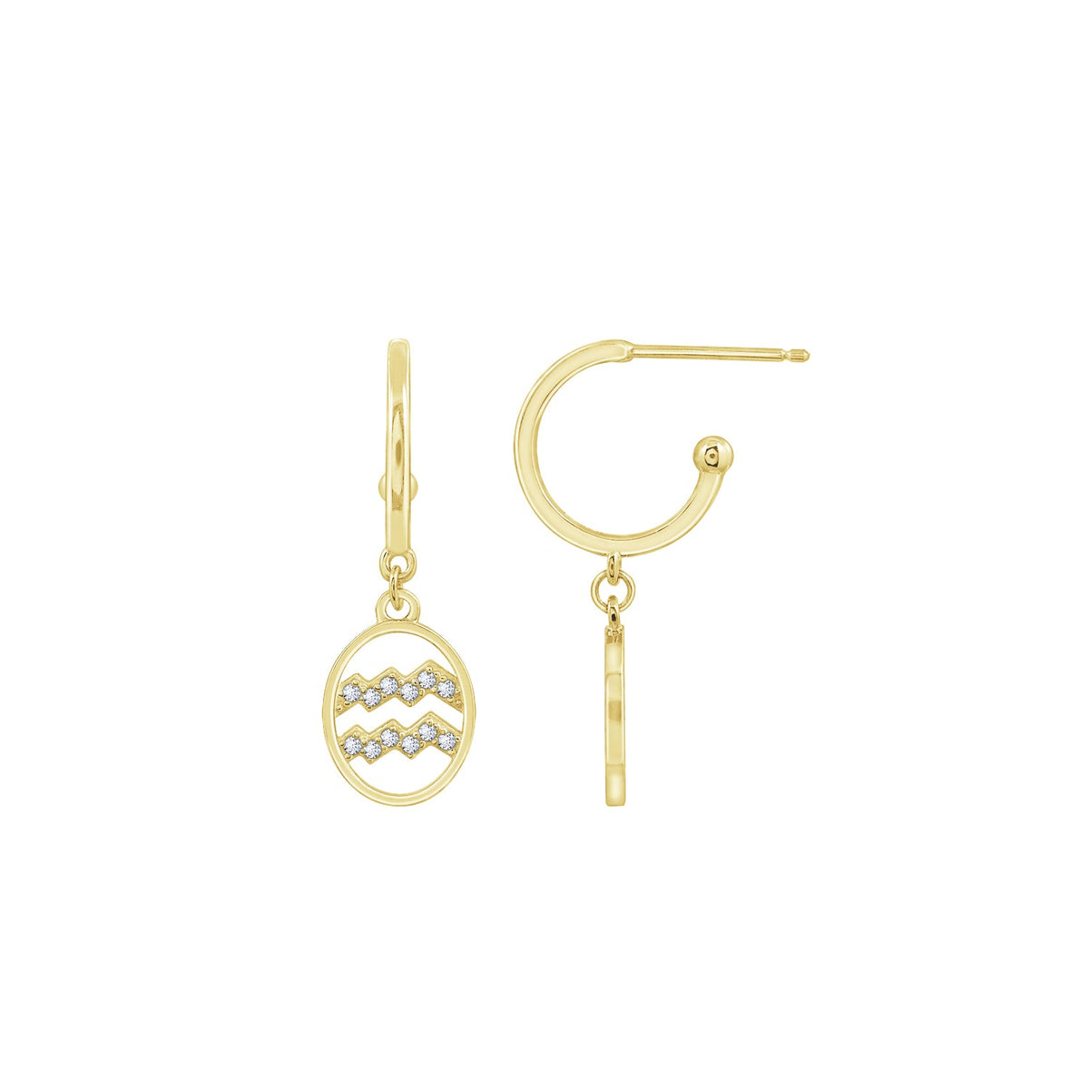 Zodiac Drop Earrings