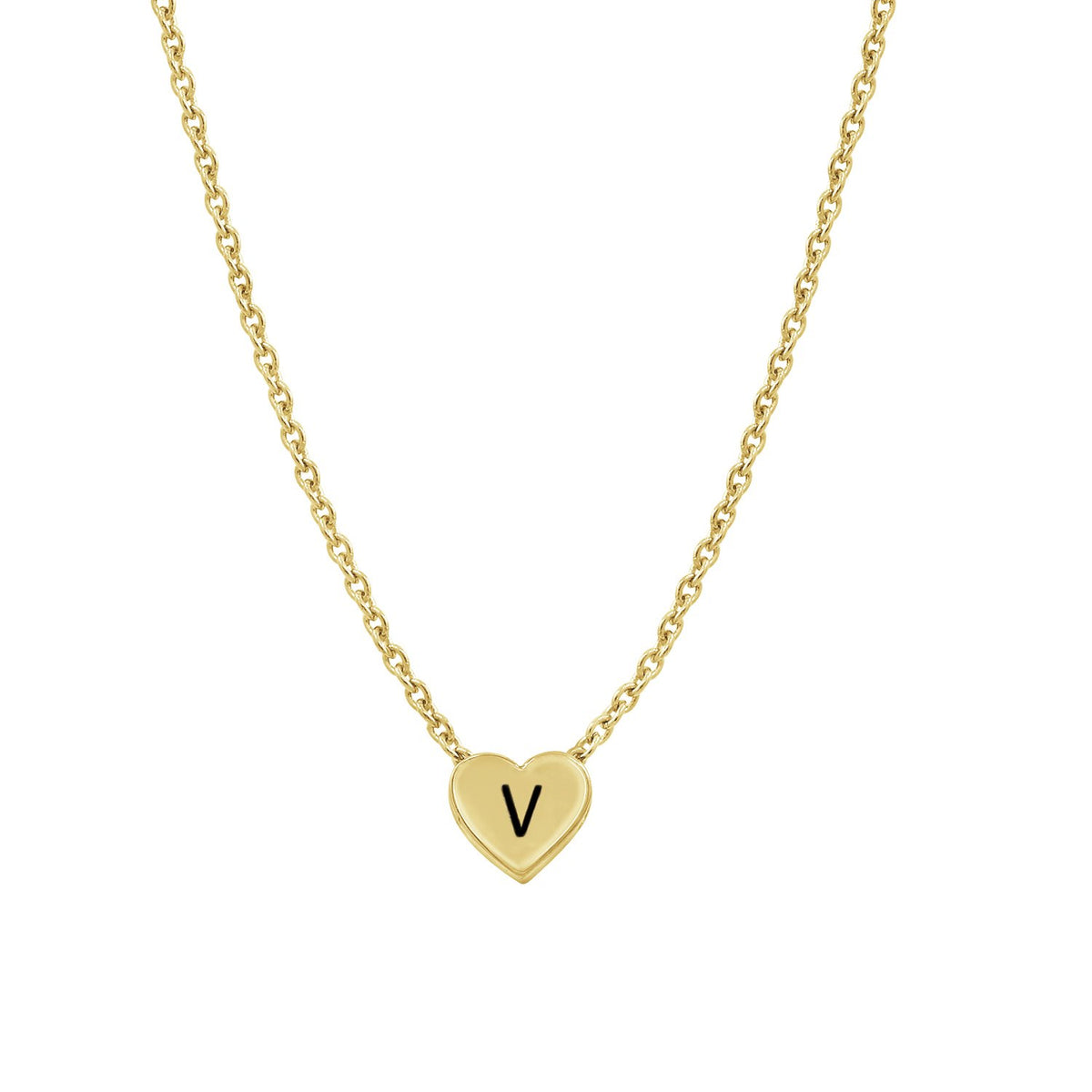 Initial Heart Pendant