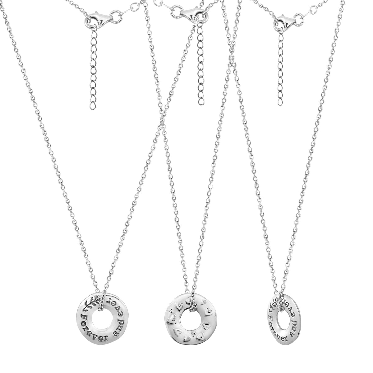 Personalized Name in Circle Pendant Necklace