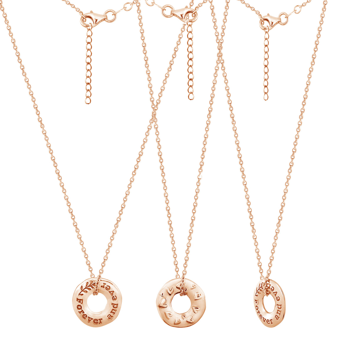 Personalized Name in Circle Pendant Necklace