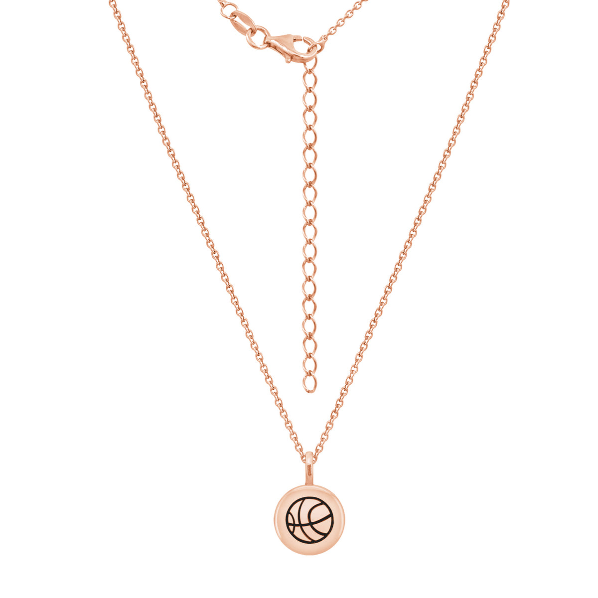 Basketball Pendant Necklace