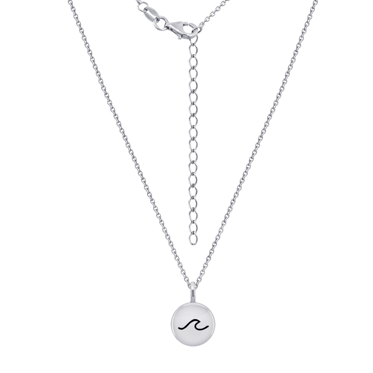 Wave Pendant Necklace