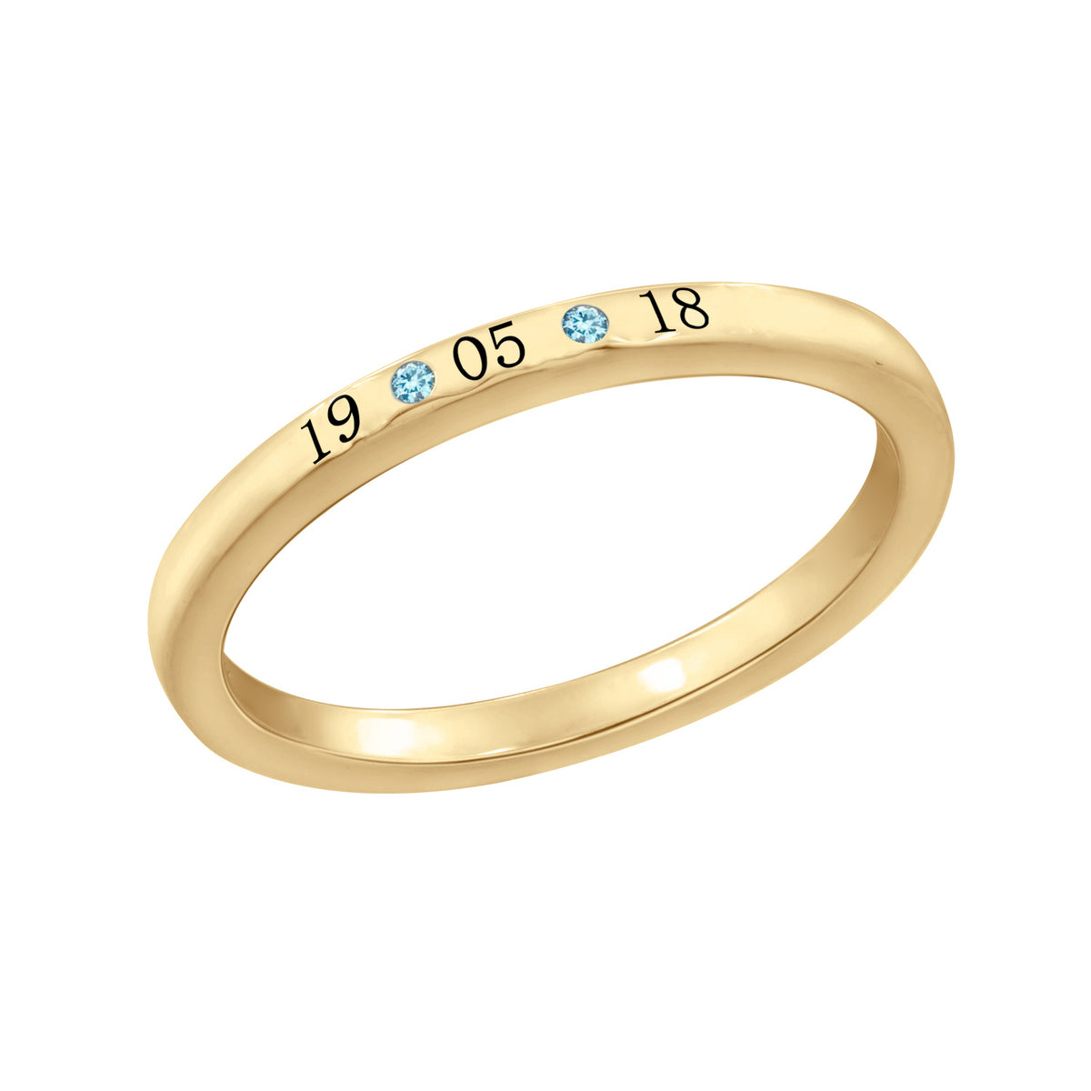 Personalized Date Ring