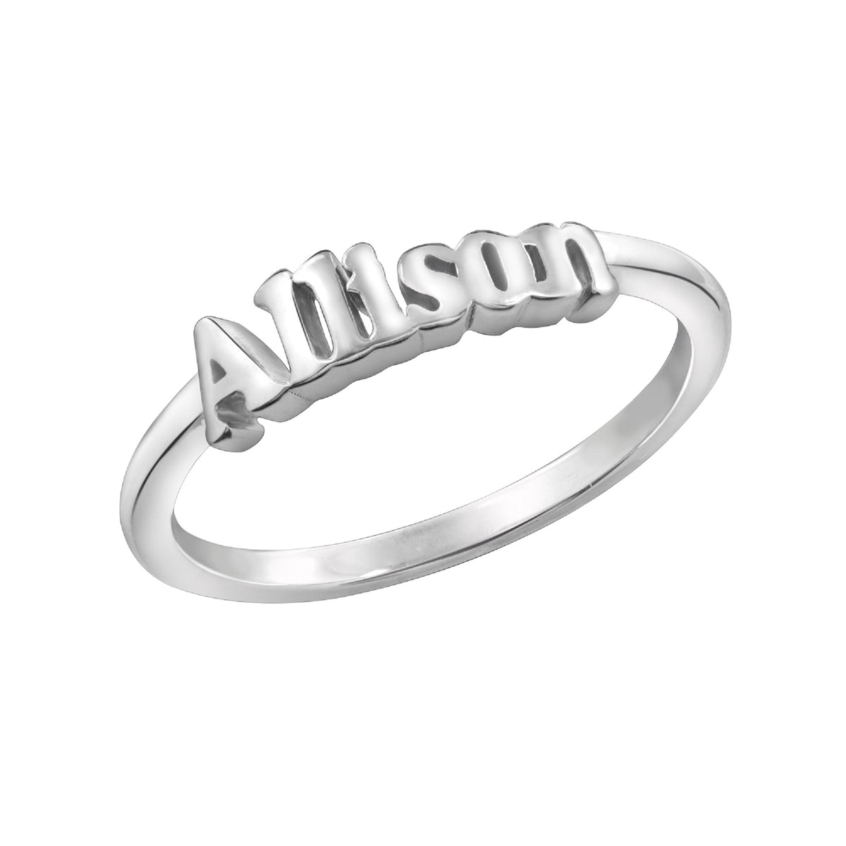 Personalized Name Ring