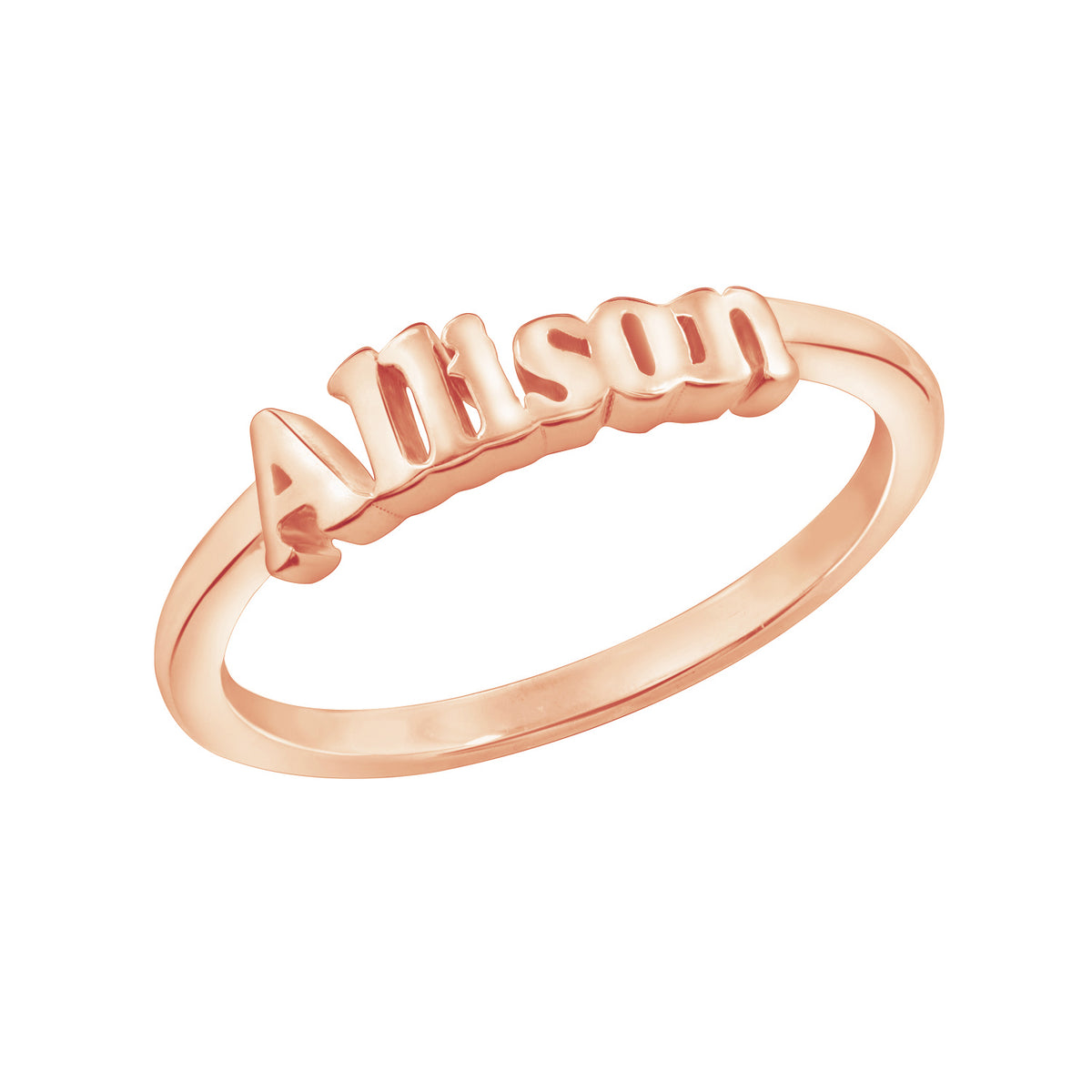 Personalized Name Ring