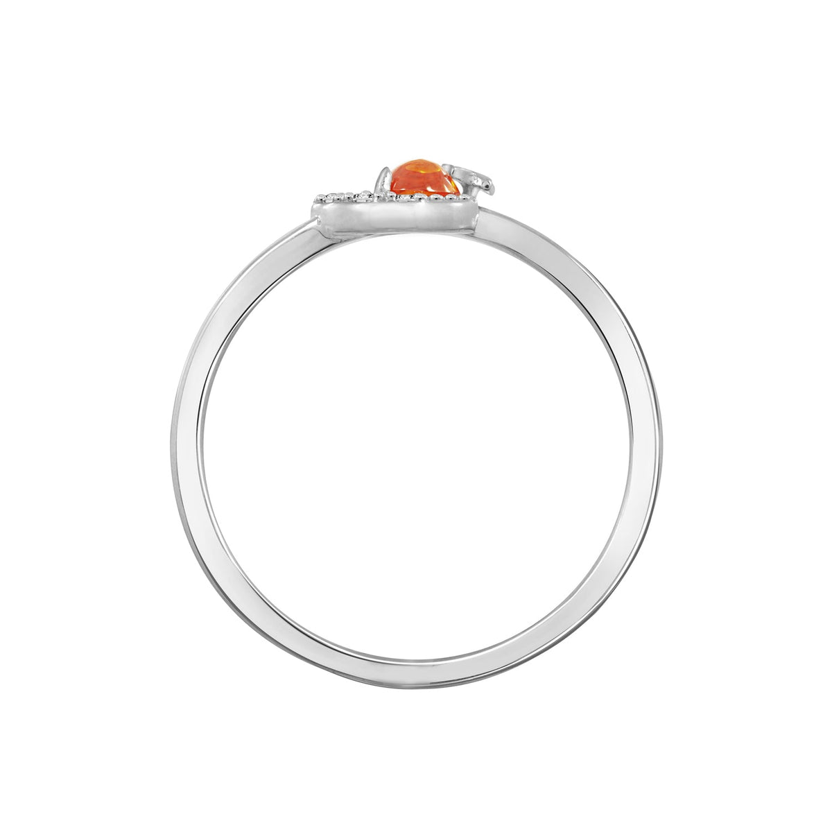 Silver Planet Mars Ring