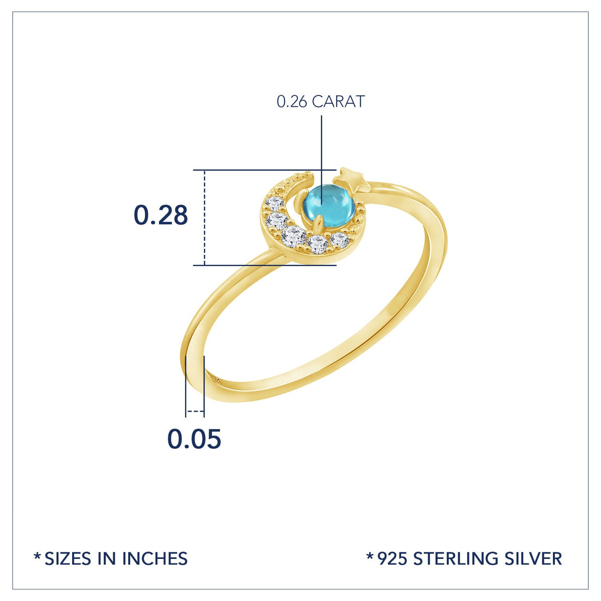 Silver Planet Mercury Ring